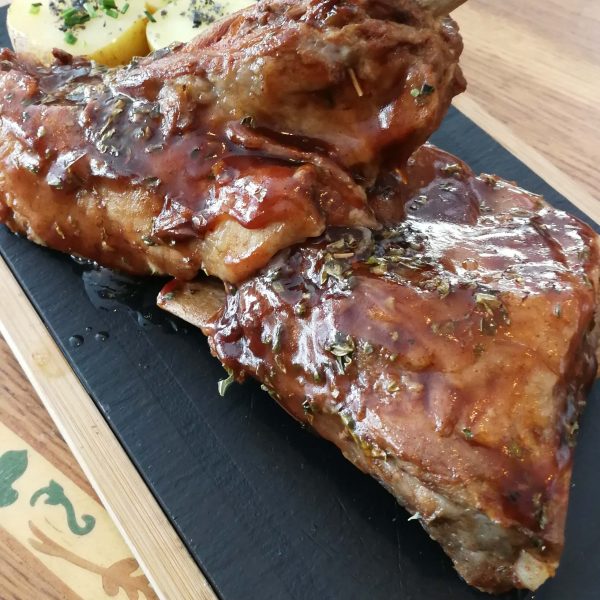 Costillas Glaseadas en barbacoa